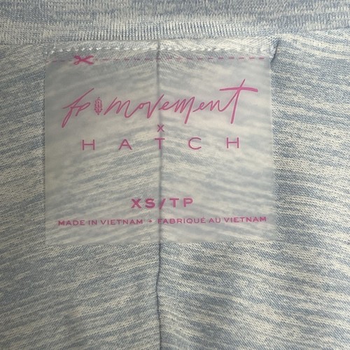 NWT $60 FP Movement x HATCH Maternity Right On Run Layer XS Blue Bell Shirt Top - Picture 15 of 18