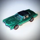 Hot Wheels 1967 Redline Custom El Dorado Green HK Base SWEET SIXTEEN