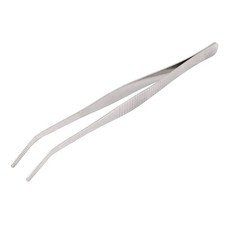 17.3cm Long Silver Tone Metal Bent Curved Poi...