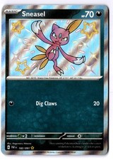 Sneasel Shiny Rare SV: Paldean Fates 182/091 NM