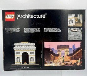LEGO ARCHITECTURE 21036 Arc de Triomphe New Unopened Sealed Box Retired Set