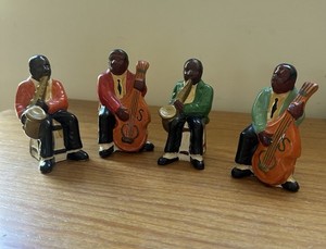 Black Jazz Band Figurines | eBay