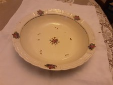 GRAND PLAT CREUX PORCELAINE DE LIMOGES LANTERNIER ET Co