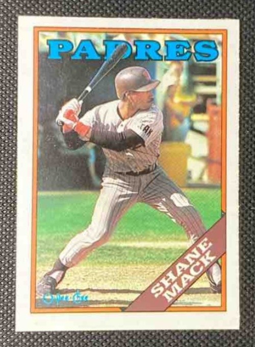 1988 O-Pee-Chee Shane Mack #283 Padres