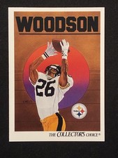 🔥1991 Upper Deck Rod Woodson #98 Steelers HOF CB NFL 🏈 Rare Collectible💎