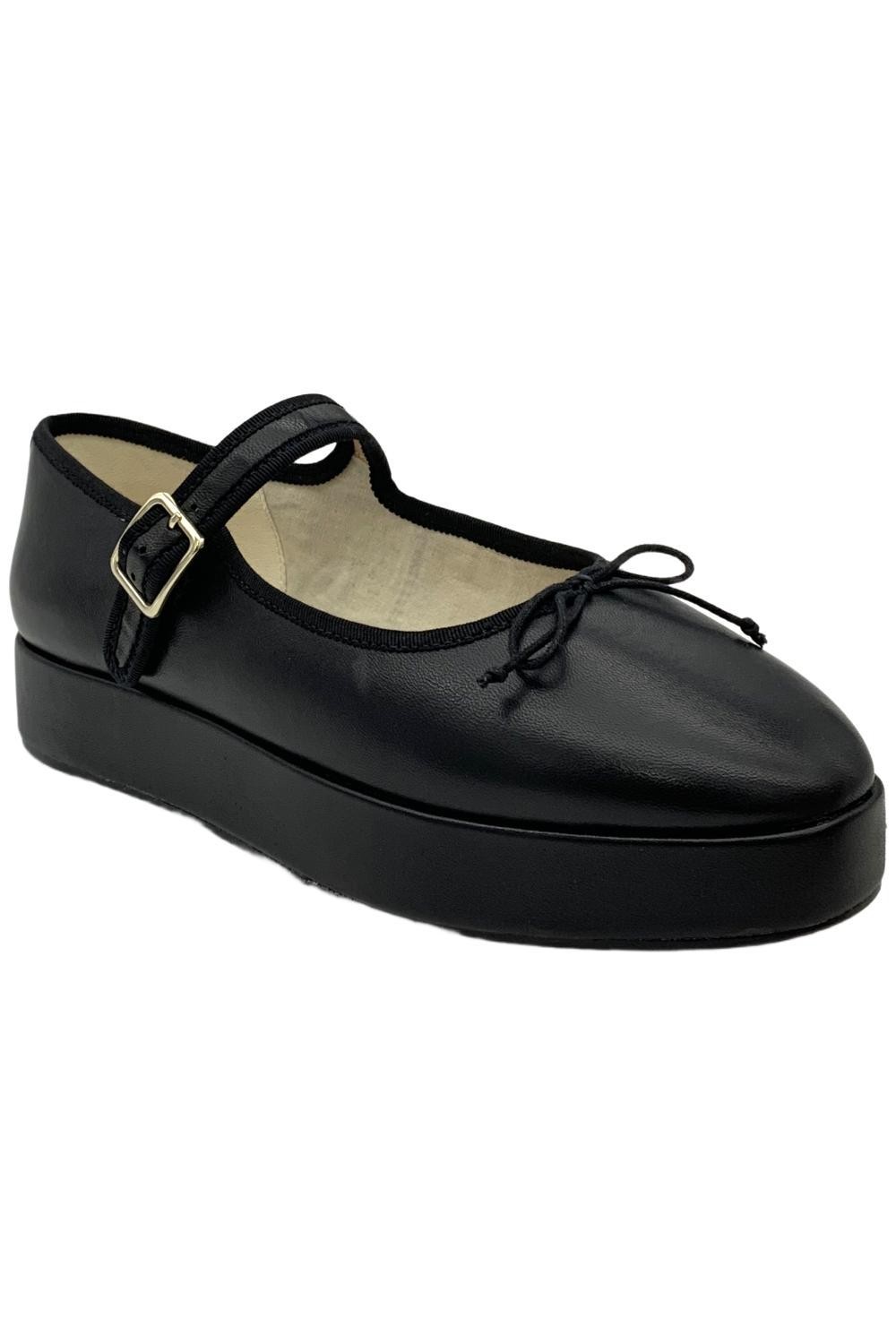 Loeffler Randall Женская обувь Leah Mary Jane на платформе черного цвета