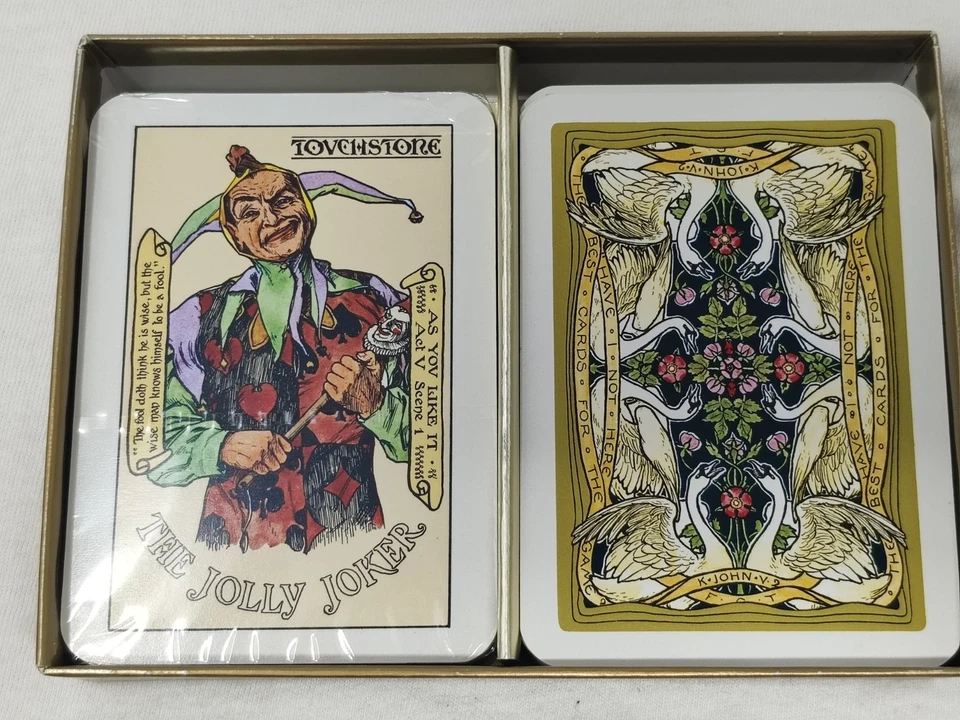Waddingtons Shakespeare Playing Cards Bridge/Rummy/Whist/Canasta 2 Deck 1 Unopen - Image 2 of 4