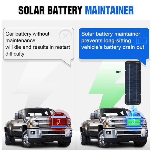 Solar Battery Maintenance Kit 30W 12V Trickle Charger for Various Vehicles - Picture 18 of 23