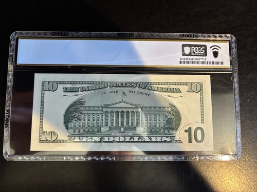 DBR 2003 $10 FRN Boston STAR Fr. 2037-A* SupGem PCGS-B 68 PPQ Serial DA00100727* - Picture 2 of 2