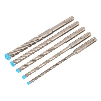 Spyder 5-Piece SDS-Plus 4-Cutter Full-Carbide Rotary Hammer Drill Bit Set 950036