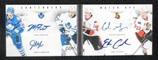 2011 Panini Playoff Contenders Erik Condra Colin Greening Jake Gardiner Auto 2y6