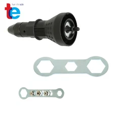 Professional Electric Rivet Nut Gun Adaptor Insert Cordless Power Drill Tool Kit