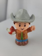 Little People western Farmer Cowboy Hat Man Chicken Farm Toy
