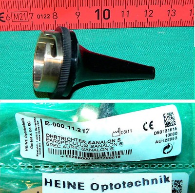 HEINE Ohrtrichter f. Otoskop Aufsatz Diagnose Otoscope Ear Speculum B-000.11.217