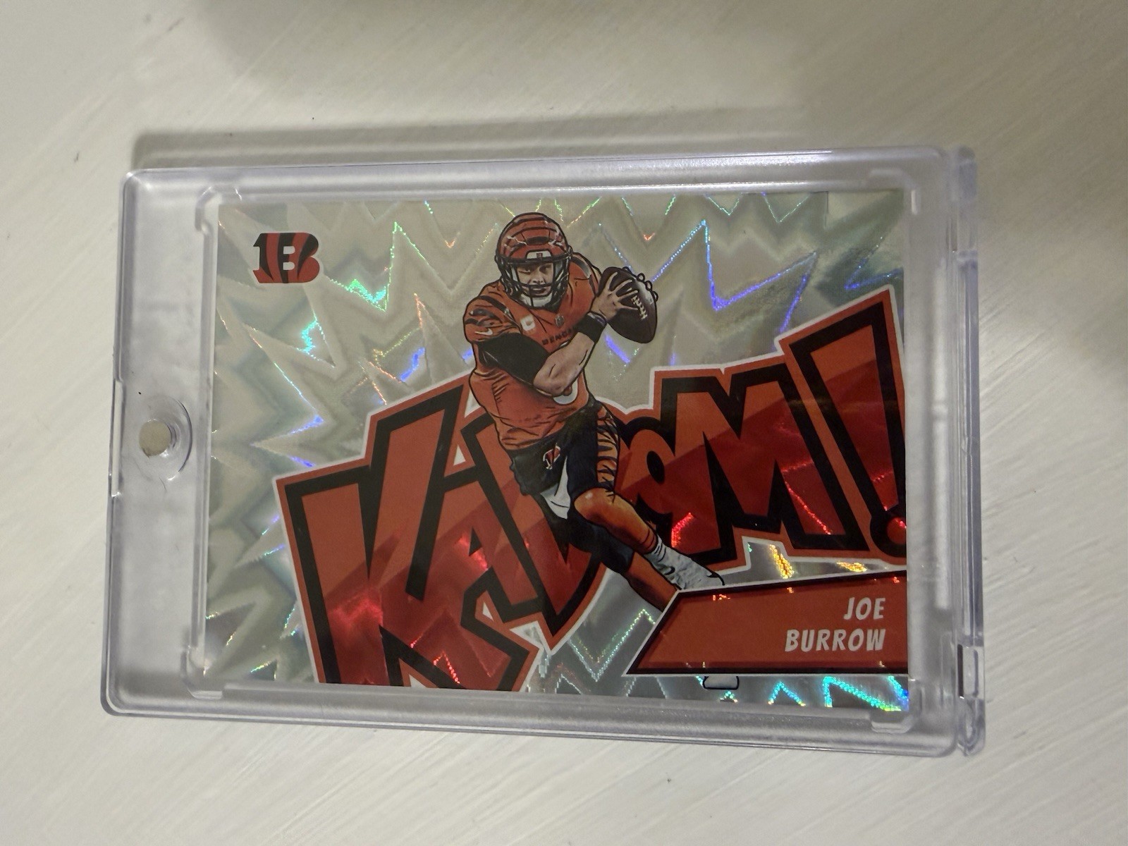 2023 Panini Absolute Joe Burrow Kaboom! #4 Cincinnati Bengals Football