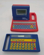 VTech Talking Whiz Kid Plus Vintage (1990) Educational Toy Tested Works!