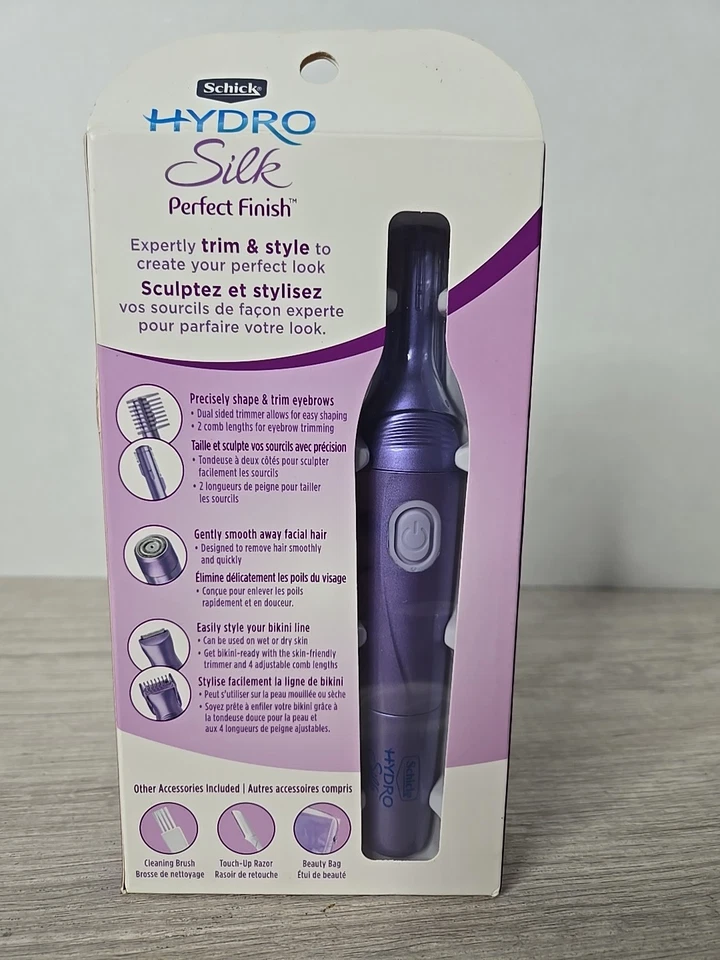 Kit de recortadora de aseo Schick Hydro Silk acabado perfecto 8 en 1 para mujer Foto 2 de 4