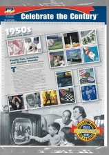 US 3187 - Pane of 15 - 33¢ stamps.  Celebrate the Century 1950's. USPS Sealed.