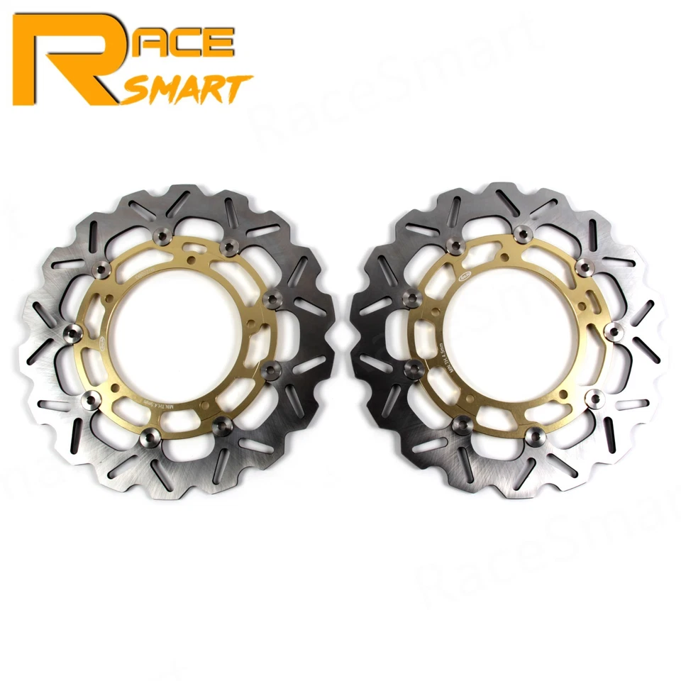 Front Brake Rotors For Yamaha YZF R1 2007-2014 R6 2005-2016 FZ8 Fazer 2010-2015 - Image 2 of 4