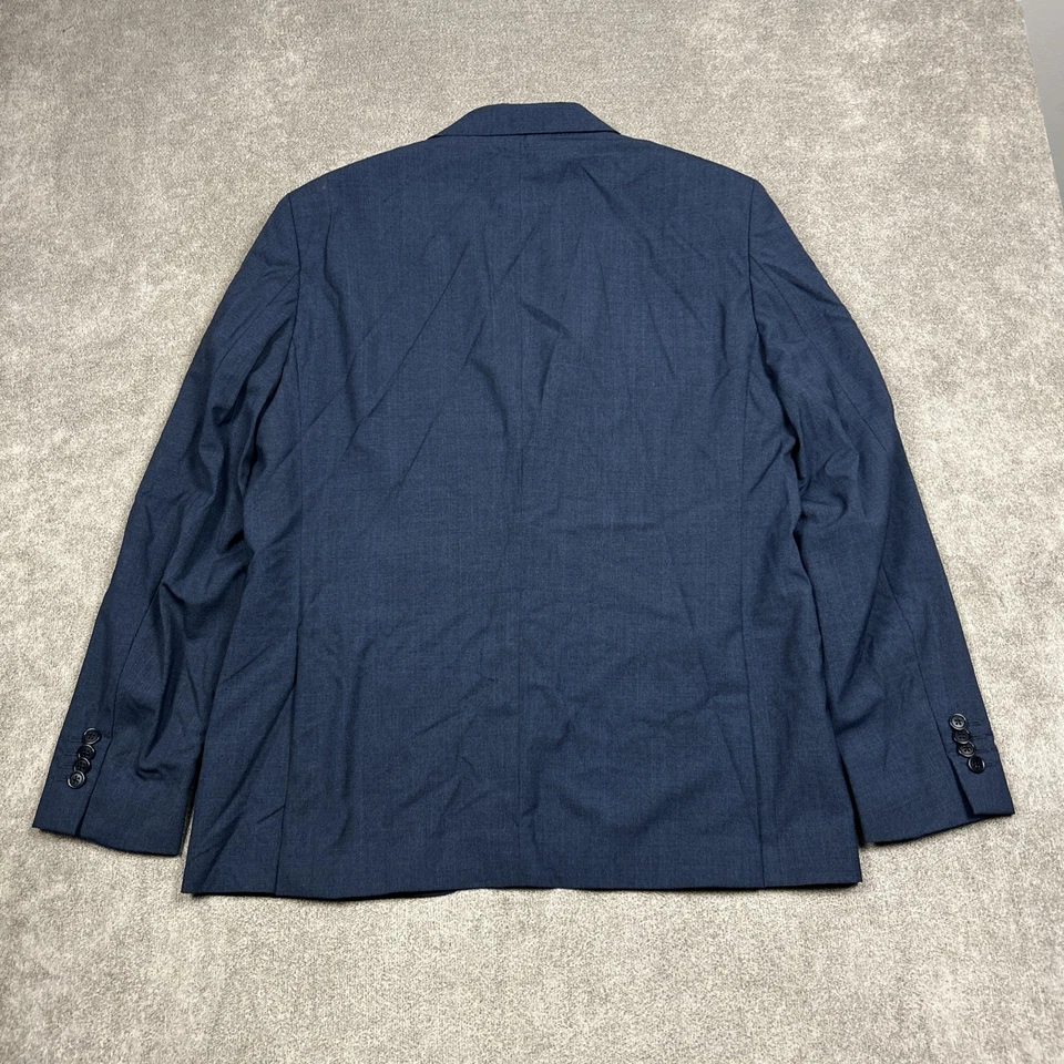 Chaqueta Abrigo John Varvatos Blazer Hombre 42R Azul Zignone Italia Super 120s Lana Foto 3 de 4