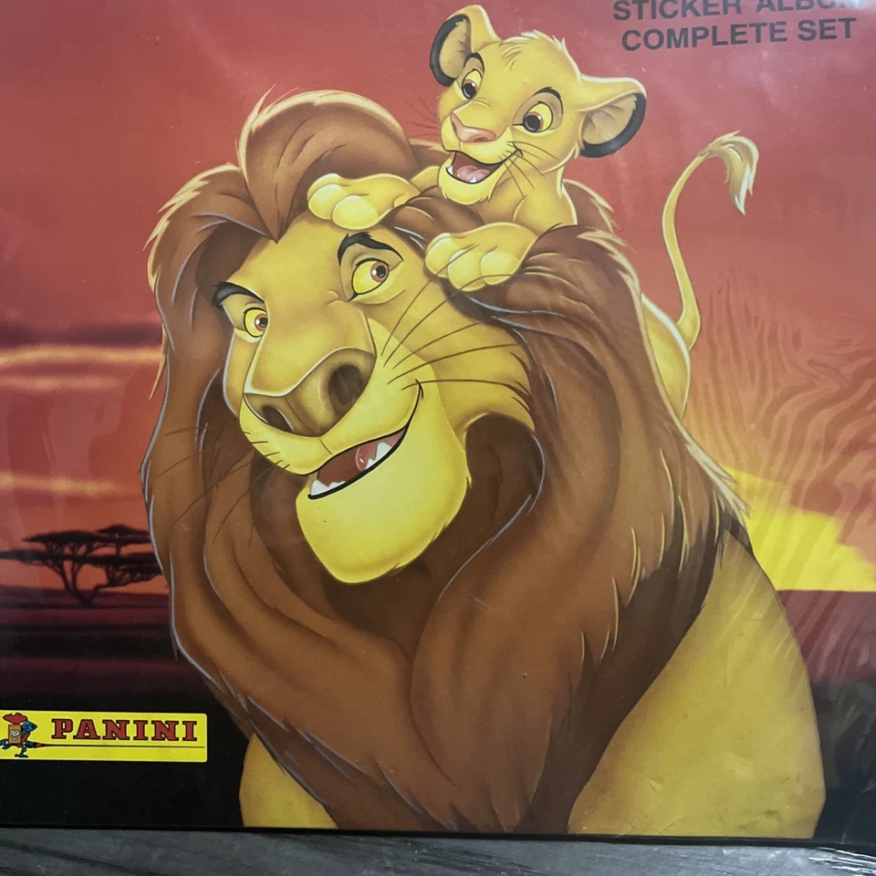 NEW COMPLETE SET UNOPENED Disney Lion King Album & Stickers Panini Make A Offer! - Image 3 of 4