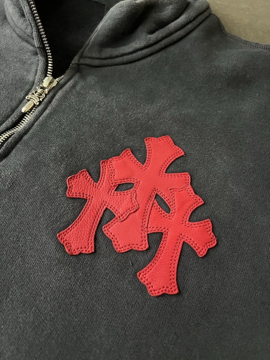 トップス CHROME HEARTS Y Not Sholder Cross Patch Amazon.co.jp: Chrome Hearts GRP Y NOT Raglan Sleeve Zip Up
