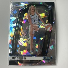 2024 WNBA Panini Prizm - Jacy Sheldon #141 Cracked Ice RC Dallas Wings