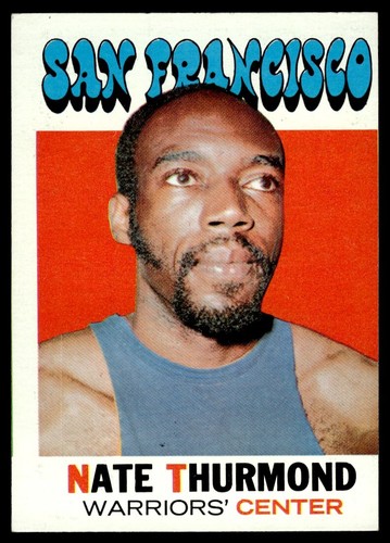 1971-72 TOPPS NATE THURMOND SAN FRANCISCO WARRIORS #131 - 第 1/2 張圖片