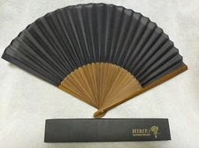 Suntory Whisky Hibiki 響 Bamboo Folding fan Novelty Japanese  Limited With box