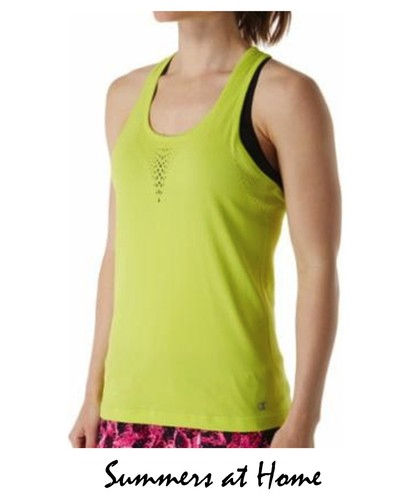 Champion Damen Vapor Seamless Mesh Tank Sweet Green Größe Large Racerback Nylon - Bild 2 von 8