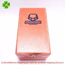 Insidious by Asylum 48 x 7 Empty Wood Cigar Box 7.5" x 4.25" x 4"