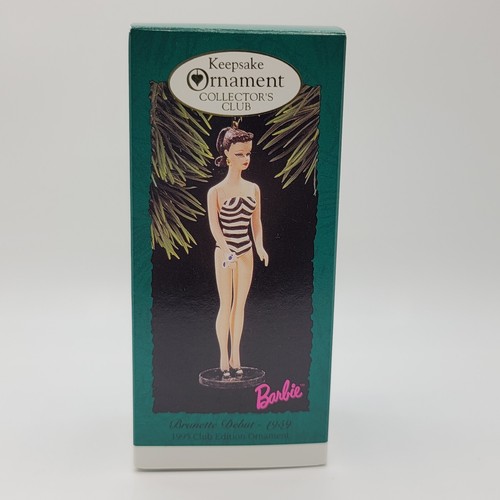 1995 Hallmark Ornament Barbie ""Brunette Debüt-1959"" Club Edition Sammlerclub - Bild 4 von 10