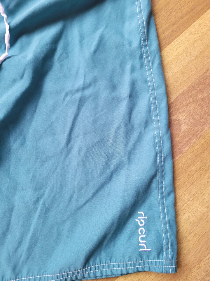 Rip Curl Men's Size 34 Boardshorts Drawstring Teal - Image 3 of 4