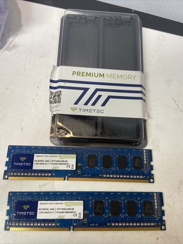 Timetec 16GB RAM kit (2x8GB) DDR3L/DDR3 1600MHz PC3L-12800 1.35V/1.5V UDIMM2061