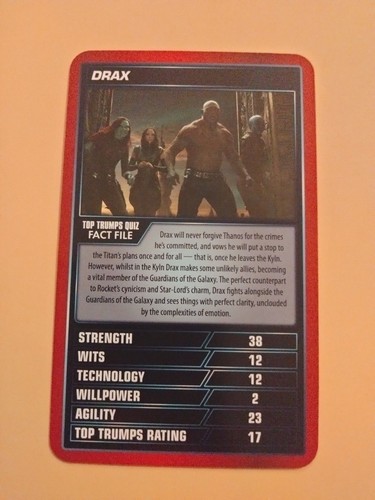 2023 Top Trumps Marvel Cinematic Universe (Sie wählen) Pack frische Karten kostenloser Versand - Bild 18 von 31