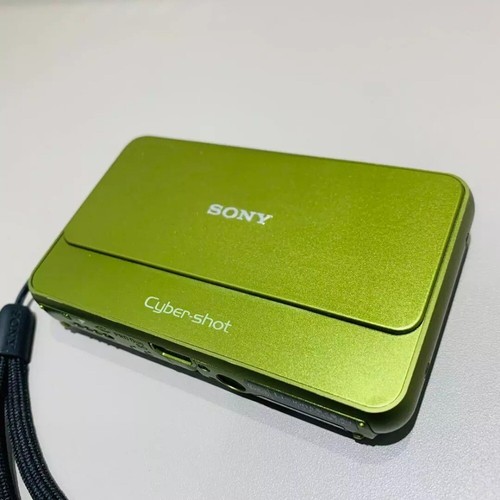 Sony Cyber-Shot DSC-T99 14.1MP Digital Camera Touch Screen Green EnglishLanguage - Picture 7 of 9