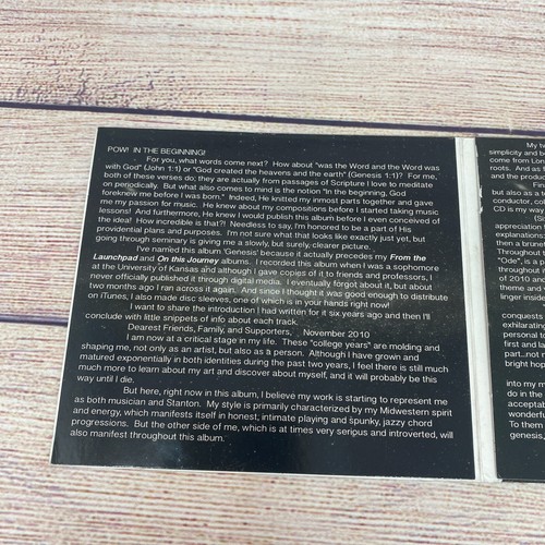 Genesis - Stanton Nelson - CD - Disc Very Good Condition! - Picture 5 of 6