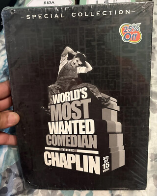 the Chaplin worlds most wanted comedian set of 15 vcds special collection rare