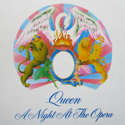 Queen 'A Night At The Opera' 1978 Holland White Coloured Dutch