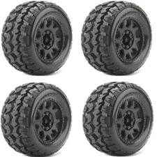 Powerhobby 1/8 MT 3.8 Tomahawk Belted Mounted Tires (4) Associated