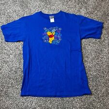 Vintage Winnie The Pooh Honey Pot "Bother" Embroidered Blue T-shirt