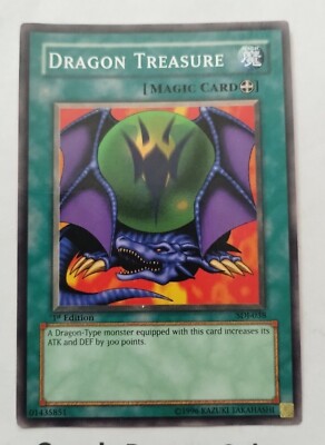 yugioh treasure deck Dragon LOBX 3 Mint Legend of Blue-eyes White Dragon Placeholder Image Provided TENZEN YANAGI Ancient Treasure /