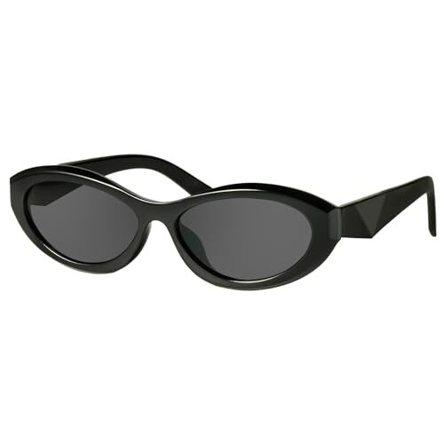 Oval Cat Eye Sunglasses for Women Retro Y2K Style MS52372-image