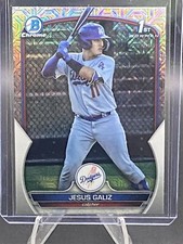 2023 Bowman Chrome #BCP-187 Jesus Galiz Chrome Prospects Mojo Refractor