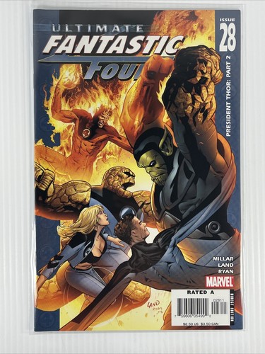 Ultimate Fantastic Four #24-29 Tomb of Namor/President Thor story Marvel 2005 NM - Picture 6 of 7
