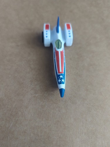 Hot Wheels 1979 Red, White and Blue Evel Knievel Tricar X8 Rocket Car Hong Kong - Picture 3 of 6