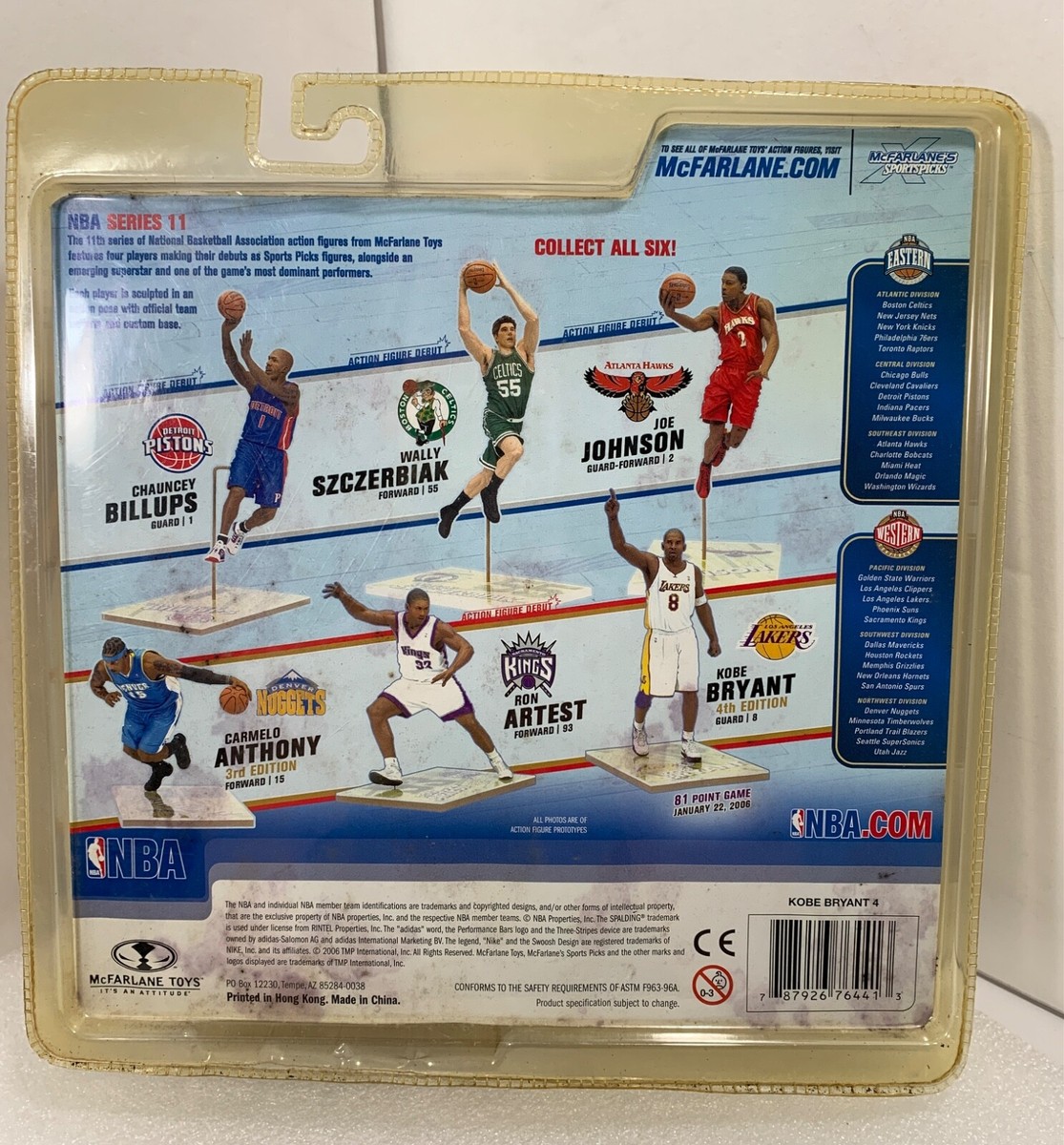 Kobe Bryant #8 McFarlane NBA Series 11 LA Lakers 81 Point