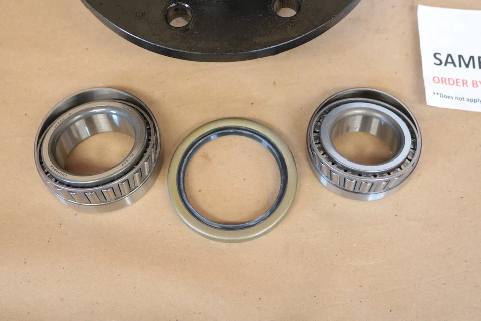 CHEVY GMC K20 V20 K25 DANA 44 CUBO DE RODA DIANTEIRO 3/4 TON 8 LUG COM NOVO SELO DE ROLAMENTOS - Imagem 2 de 4