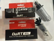 Stan's DART Tubeless Bike Tire Repair Dart Tool 2 Plugs &/or Refill 5 Pack Plugs