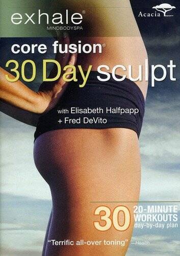 EXHALE: CORE FUSION 30 DAY SCULPT - DVD By Fred Devito - GOOD